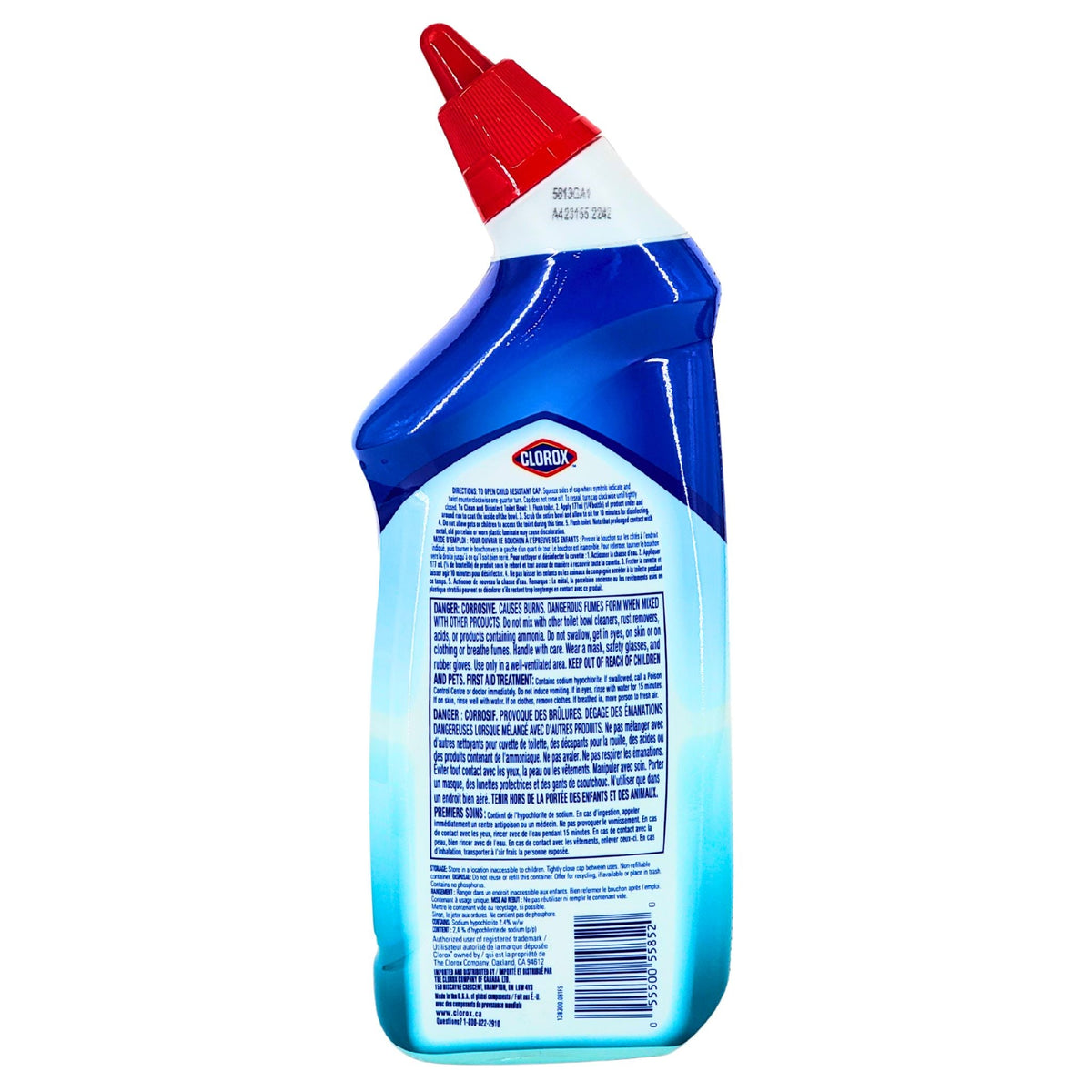 Clorox - Toilet Cleaner - w/Bleach - Usage Instructions