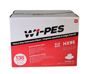 Hydro Xtreme Embossed Wipes - Heavy Duty - Blue
