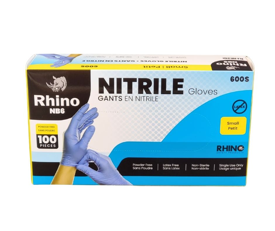 Blue Nitrile Gloves - Small - 600S — image 8