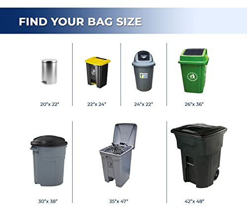 Garbage Bags - Regular - Clear - 22" x 24" — image 4