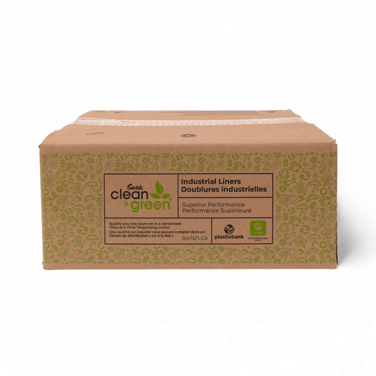 Swish Clean & Green® Garbage Bags - Black 42.5"x48" — image 7