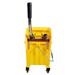 19L Mop Bucket with Down Press Wringer - Yellow