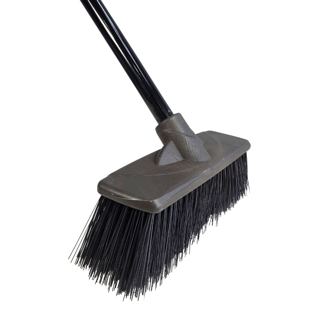 Floor Cleaning Brush with 48" Metal Handle — image 1