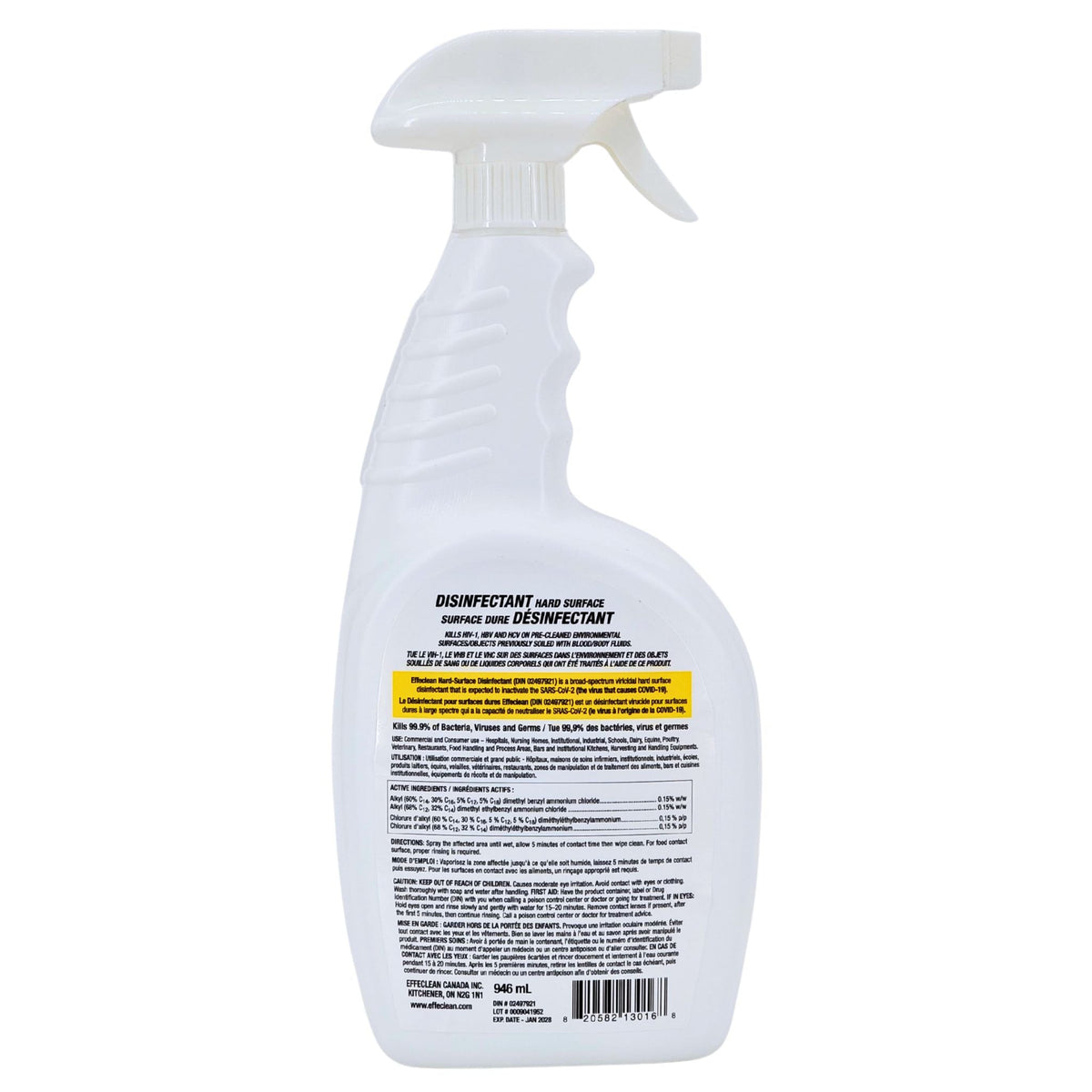 CLR - Effeclean - Hard Surface Disinfectant Combo Pack (946ml+4L) - View 5