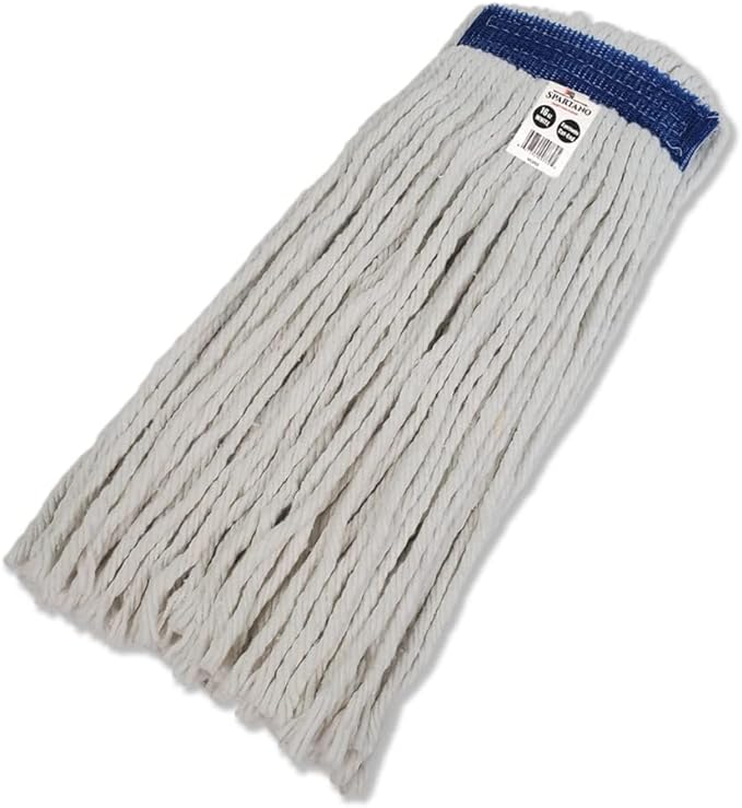 16oz White Synthetic Cut-End Mop Head — image 1