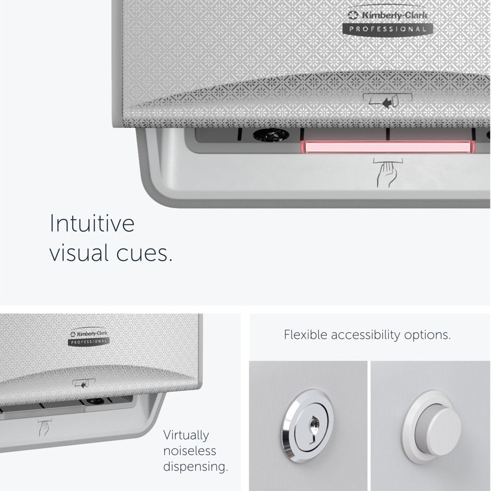 ICON™ Automatic Roll Towel Dispenser - Silver Mosaic — image 4