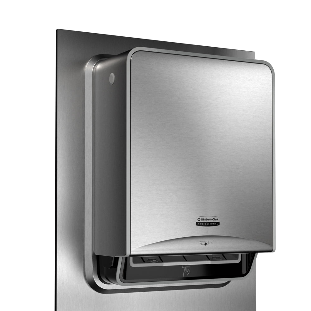 ICON™ Automatic Roll Towel Dispenser - Recessed Stainless Steel — image 1