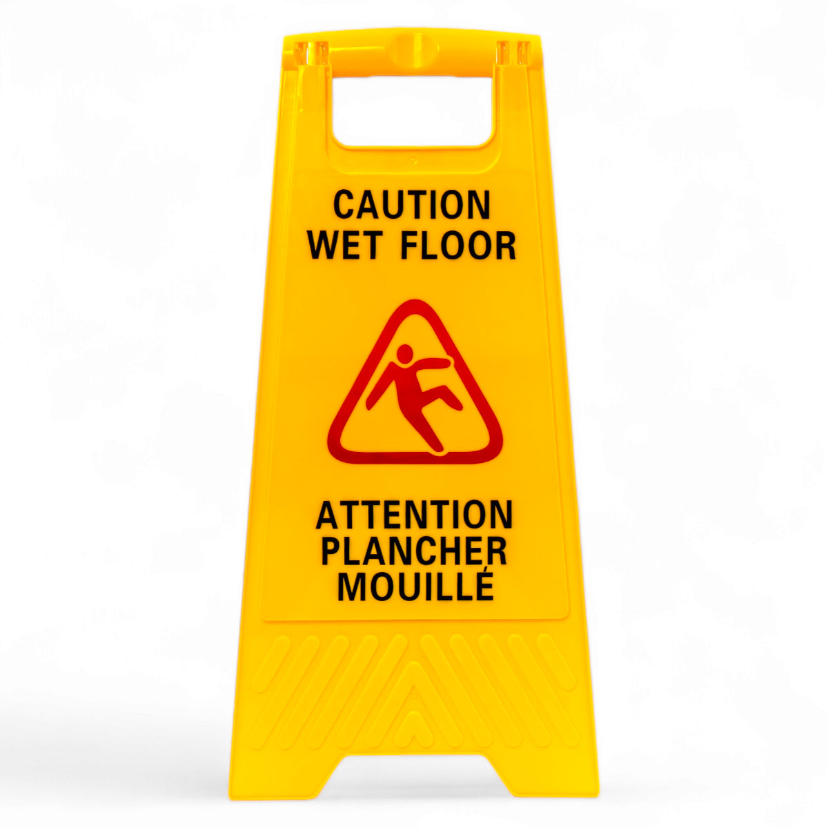 Caution Wet Floor Safety Sign - Yellow 12