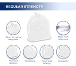 Garbage Bags - Regular - White - 20