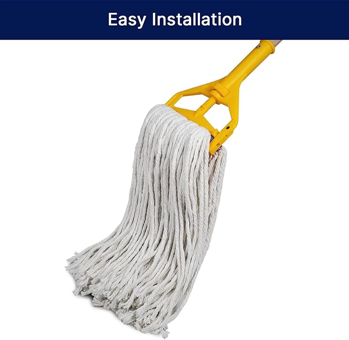 16oz White Synthetic Cut-End Mop Head — image 5