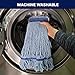 16oz Blue Synthetic Loop-End Mop Head — image 6