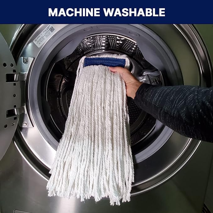 16oz White Synthetic Cut-End Mop Head — image 7