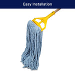 16oz Blue Synthetic Cut-End Mop Head