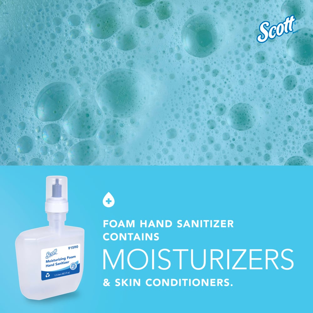 Scott® Pro Moisturizing Foam Hand Sanitizer - 2x1.2L — image 4
