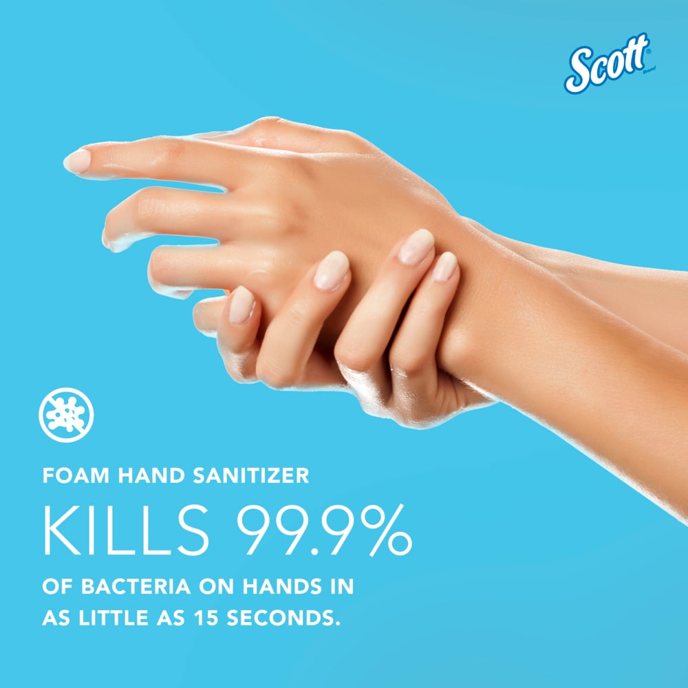 Scott® Pro Moisturizing Foam Hand Sanitizer - 2x1.2L — image 6