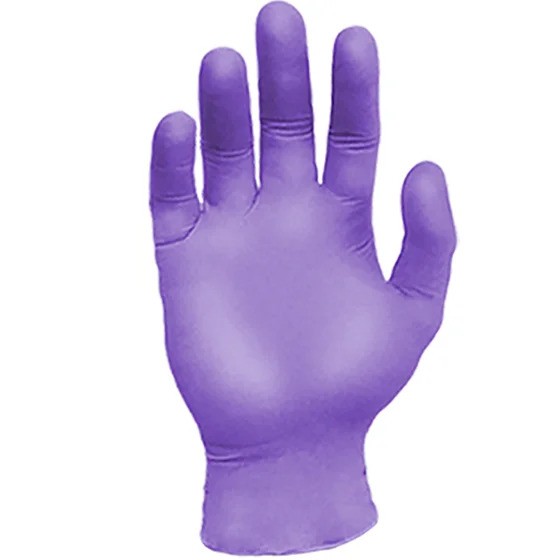 Ronco Earth™ Nitrile Examination Gloves - Violet 3.5mil 100/BX — image 2