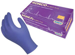 Ronco Blurite™ Plus Nitrile Examination Gloves - Dark Blue 4mil 100/BX