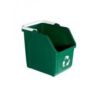 Recycling Bin, Green 9 gal