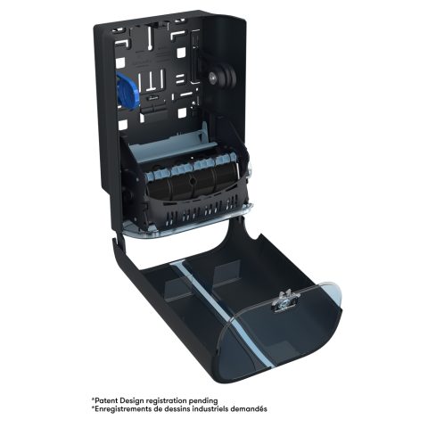 Cascades PRO Tandem® Mechanical No-touch Roll Towel Dispenser - Dark Grey — image 4