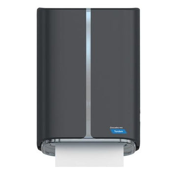 Cascades PRO Tandem® Mechanical No-touch Roll Towel Dispenser - Dark Grey