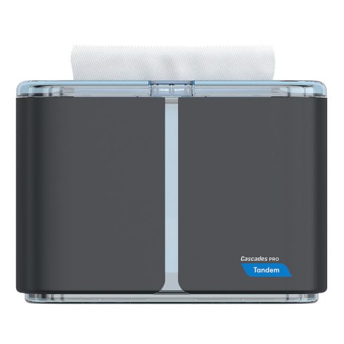 Cascades PRO Tandem® Multifold Hand Towel Countertop Dispenser - Dark Grey — image 1