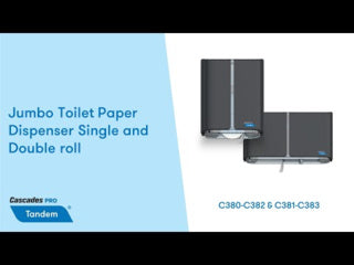 Cascades PRO Tandem® Jumbo Bath Tissue Dispenser (Single) — image 2