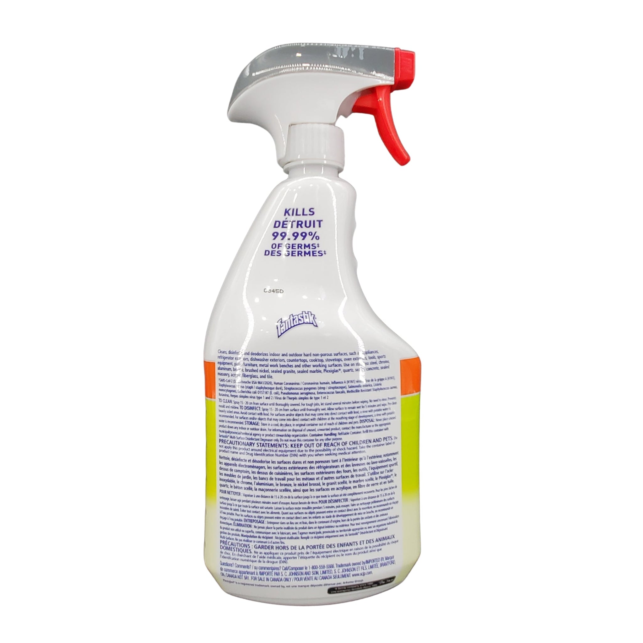 Fantastik Pro - Disinfectant - All Purpose Cleaner - Trigger Bottle — image 2