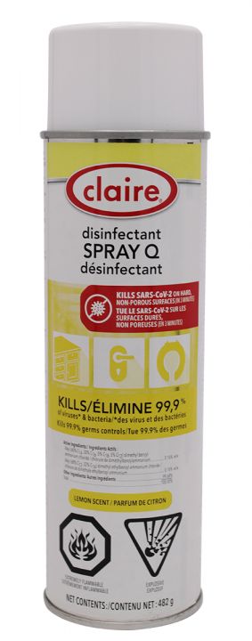 Spray Q Disinfectant - Lemon Scent 482g