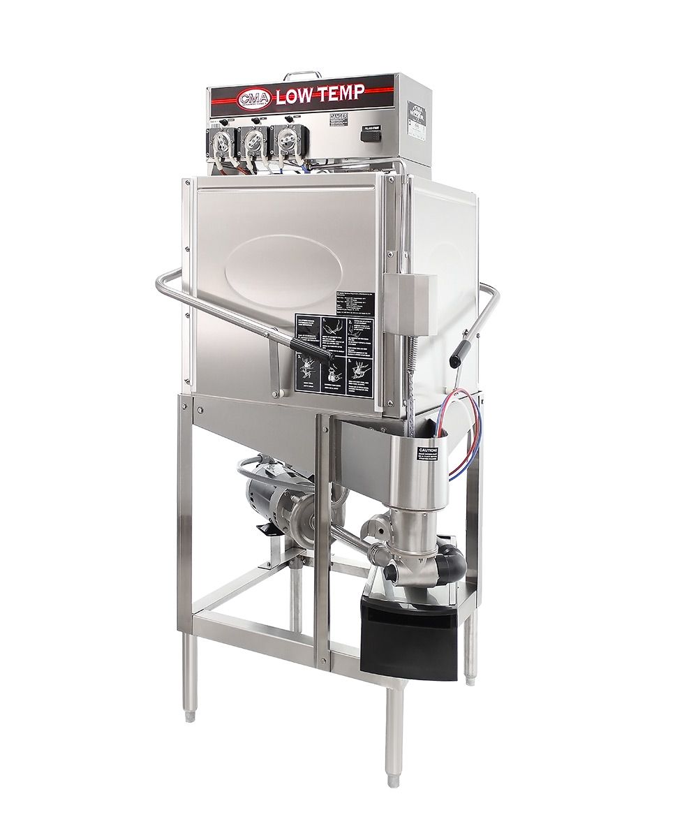 CMA Corner Upright Low Temp Commercial Dishwasher