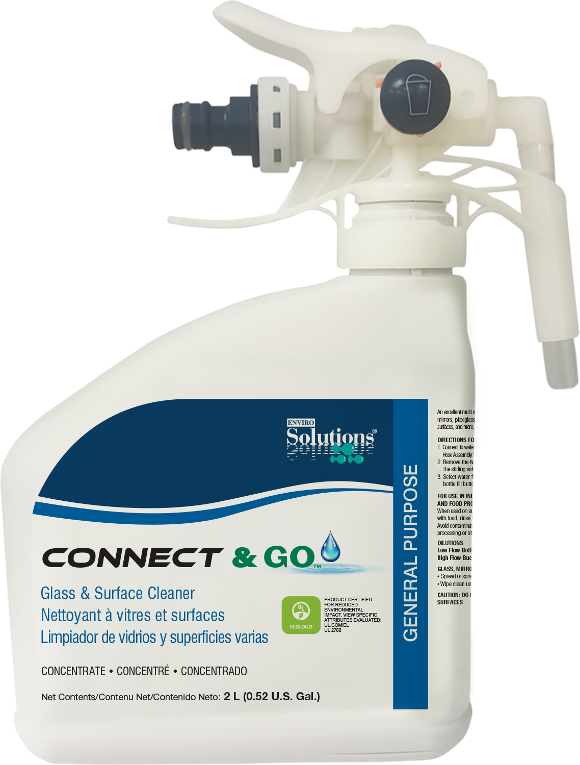 Enviro-Solutions® Glass & Surface Cleaner - 2x2L