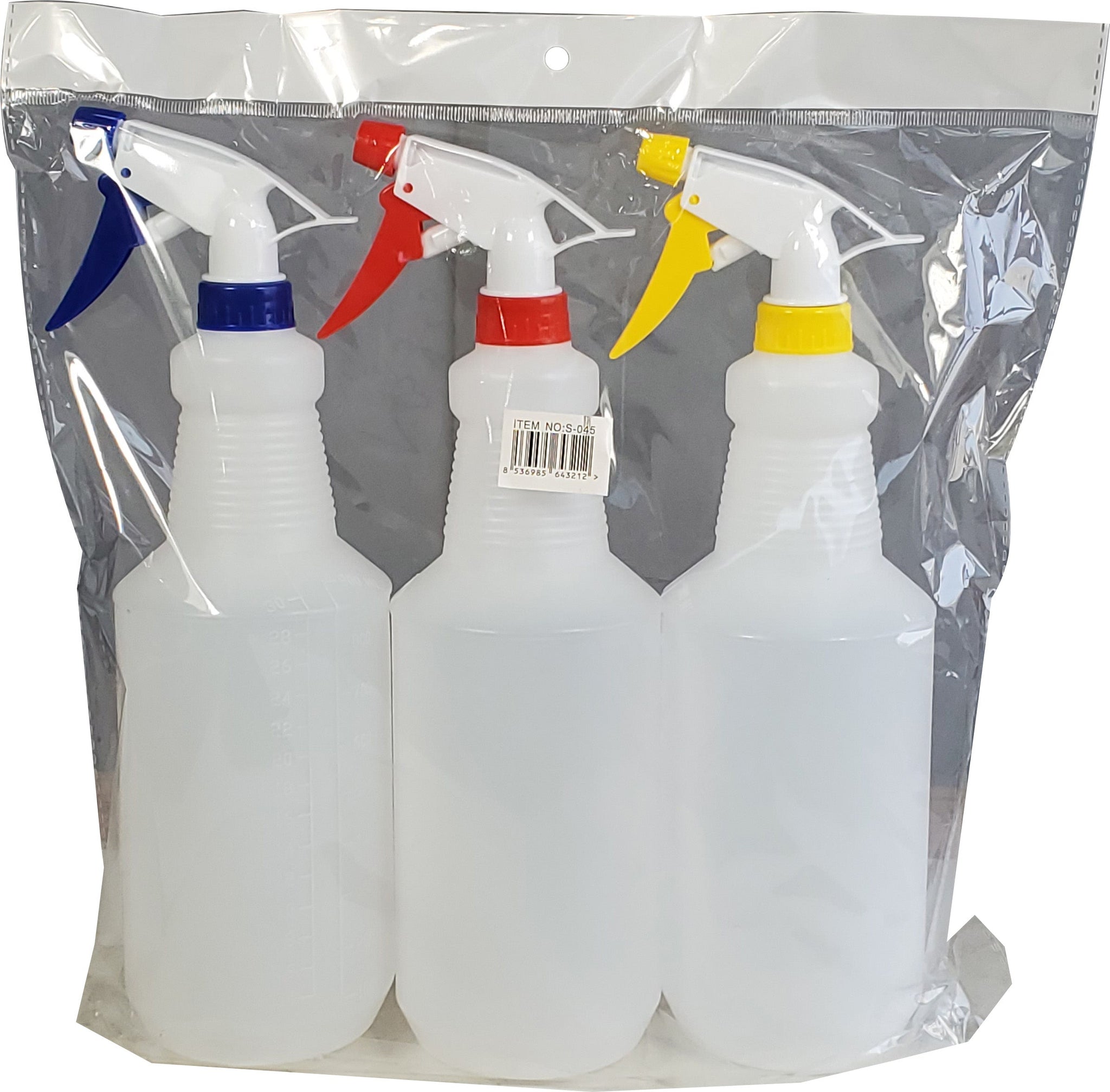 Spray Bottle w/Trigger - 3 pk - 1 L - S-045 — image 2