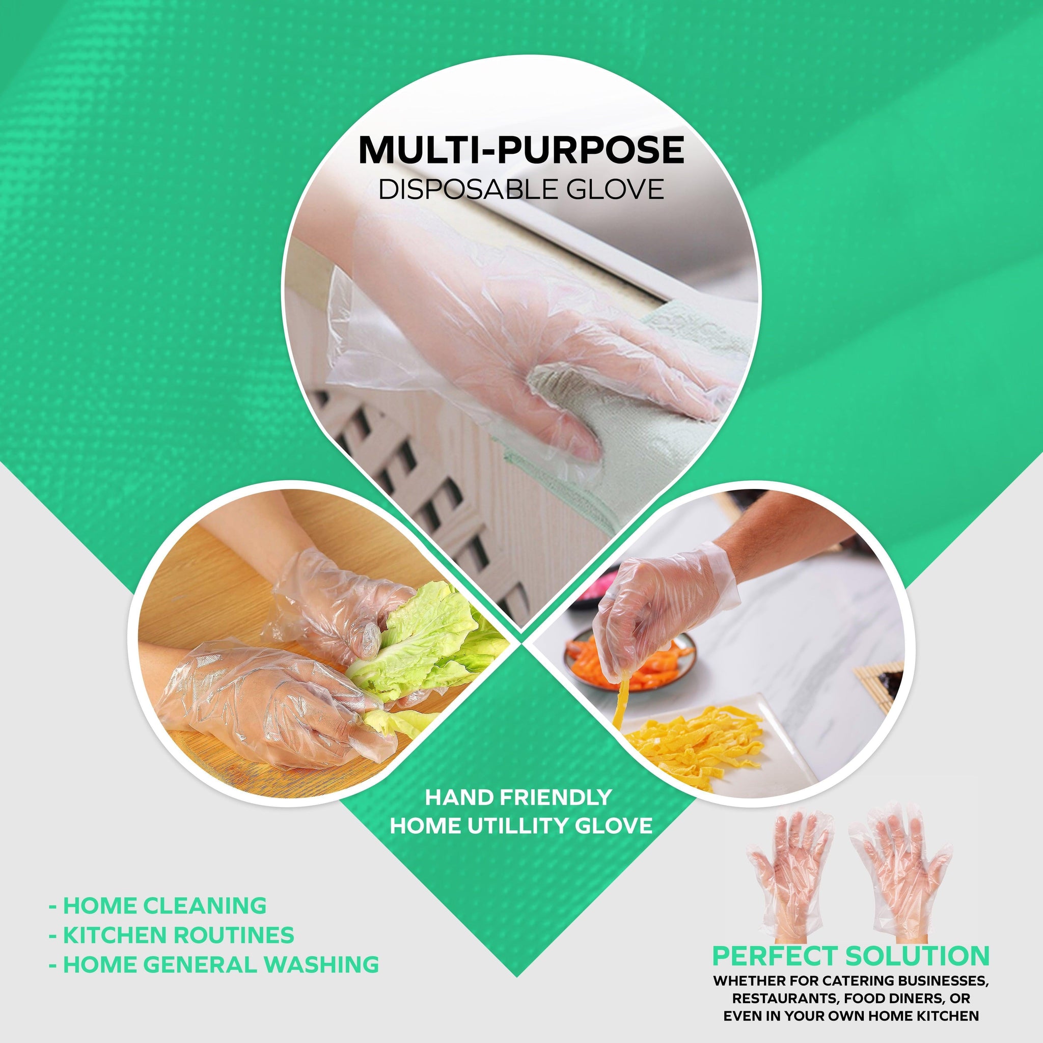 Clear Deli Gloves - Extra Large - 200XL — image 6