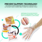Clear Deli Gloves - Medium - 200M