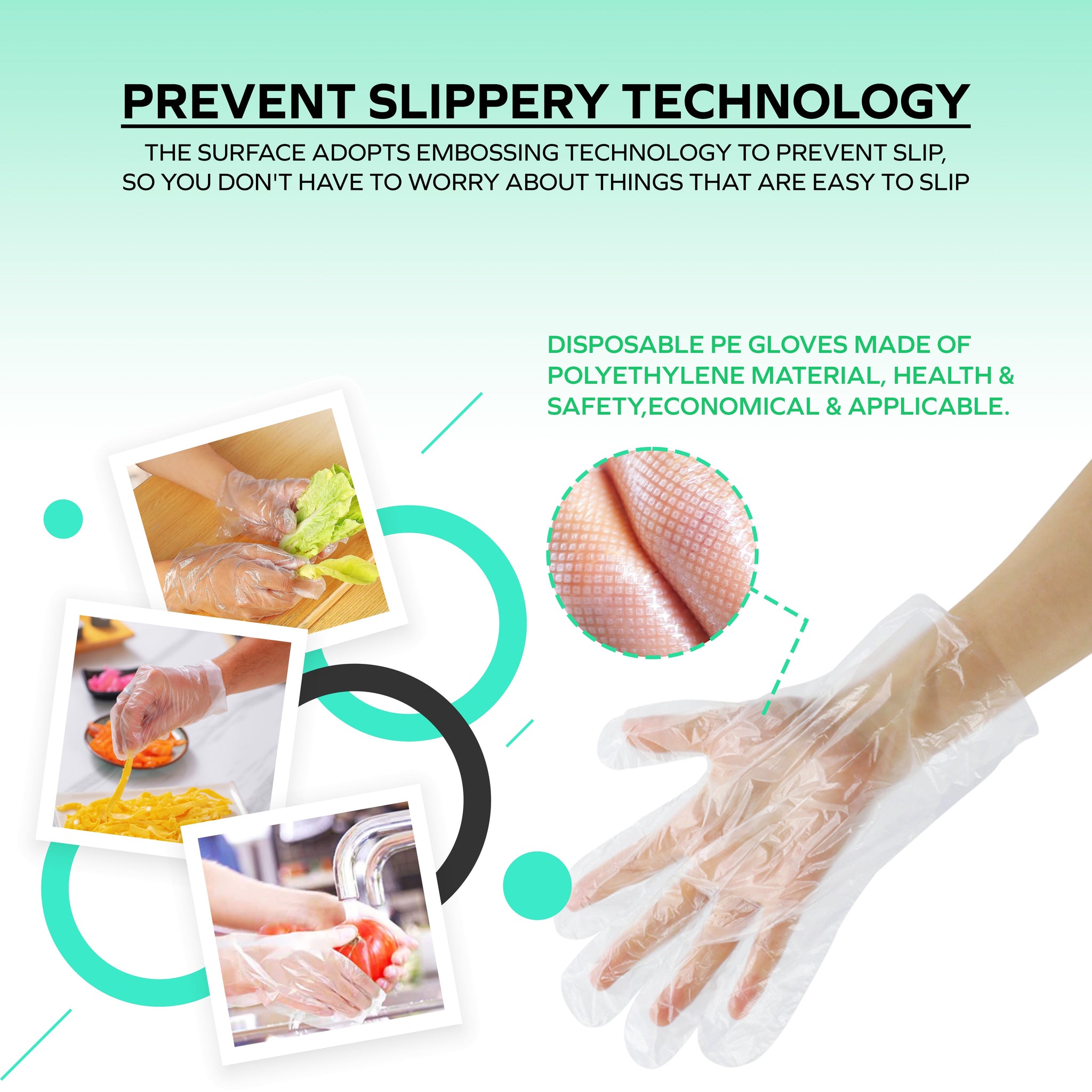 Clear Deli Gloves - Extra Large - 200XL — image 4
