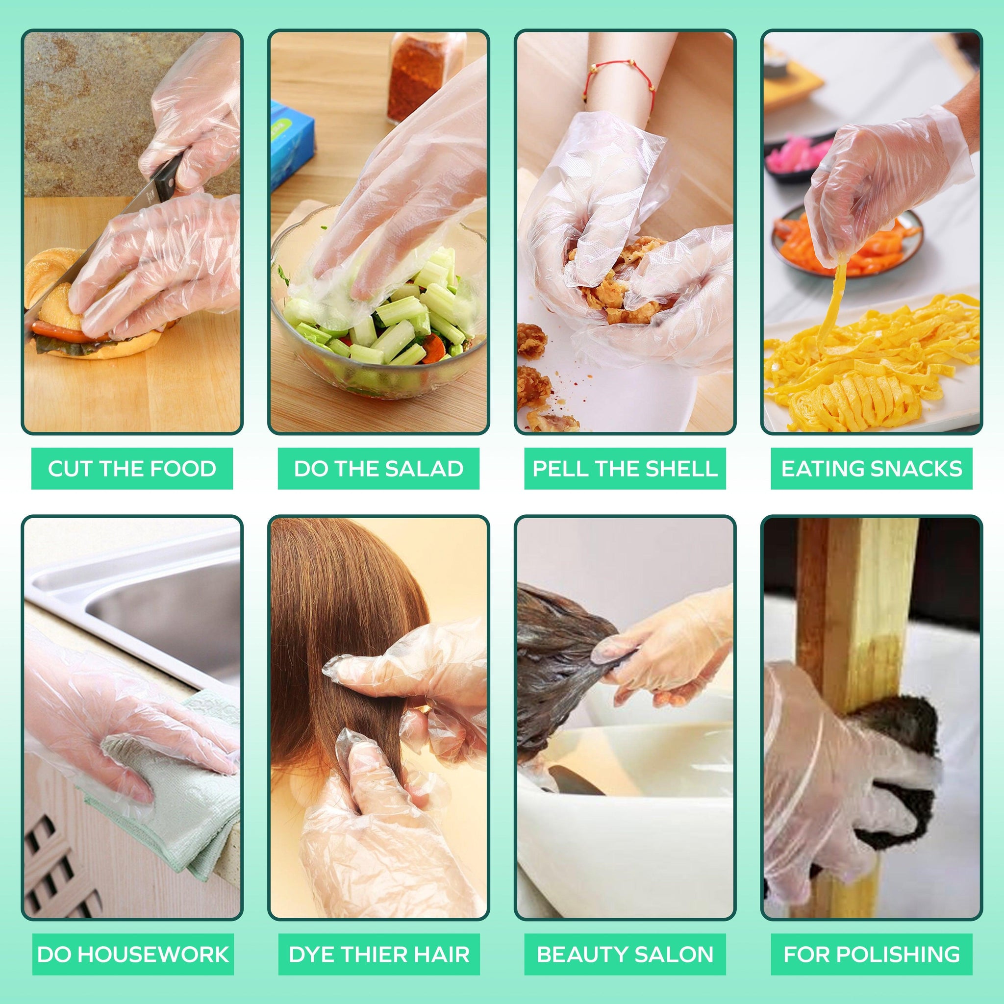 Clear Deli Gloves - Extra Large - 200XL — image 8