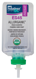 Enviro-Solutions® ES45 ALLORGANIC Fresh-Scented Foaming Hand Soap - Manual 3x1.25L