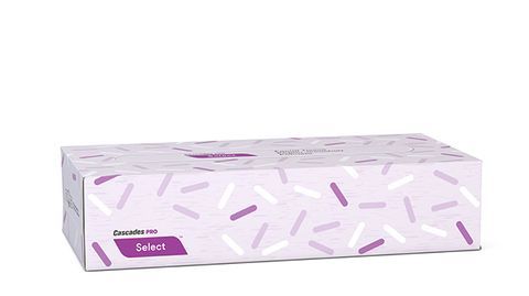 Cascades PRO Select® Flat-Box Facial Tissue - White 2-Ply 30x100 Sheets — image 4