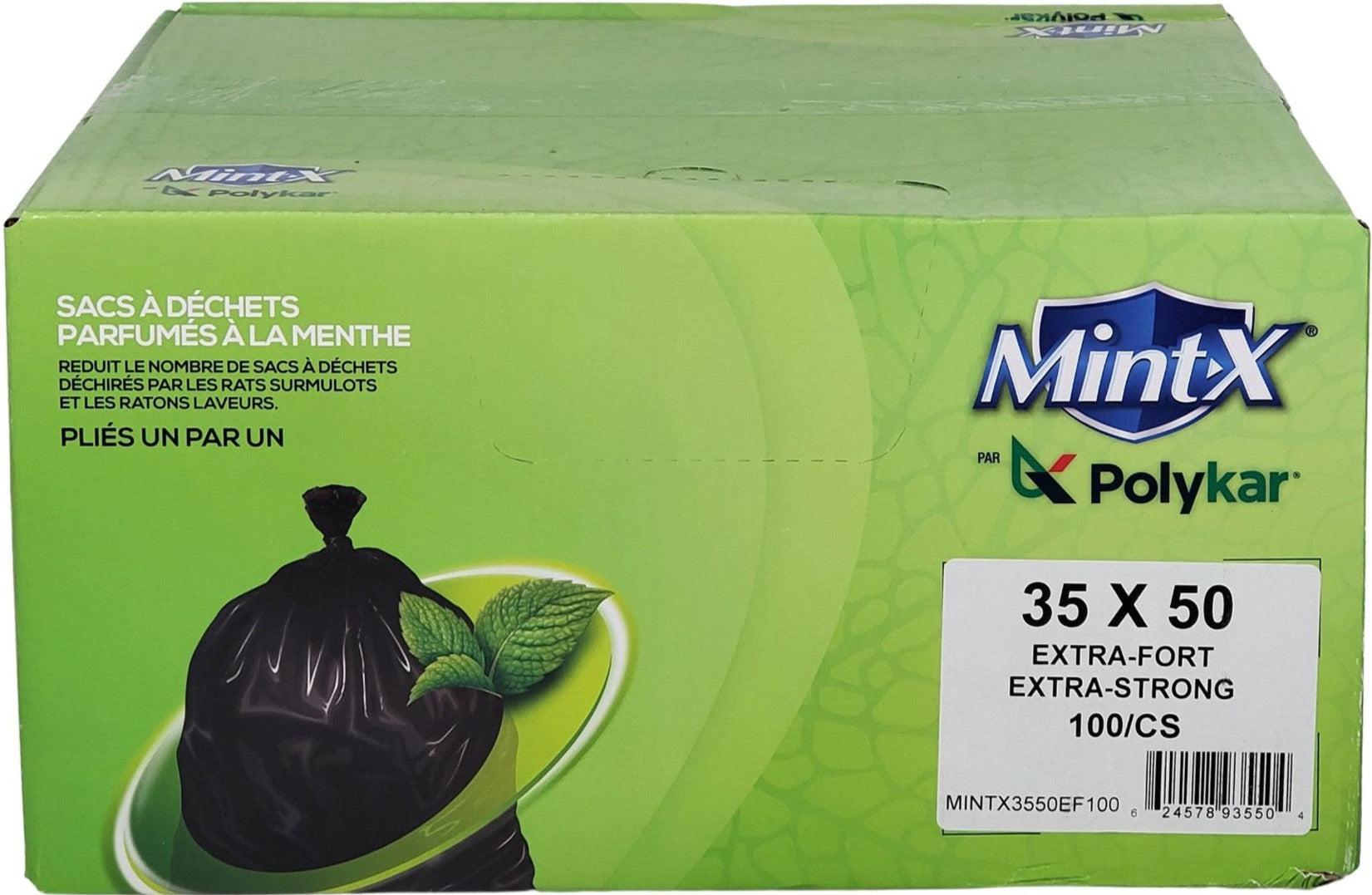 Garbage Bags - Ex-Strong - Mint - 35" x 50"
