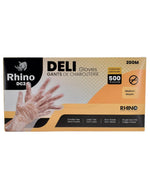 Clear Deli Gloves - Medium - 200M