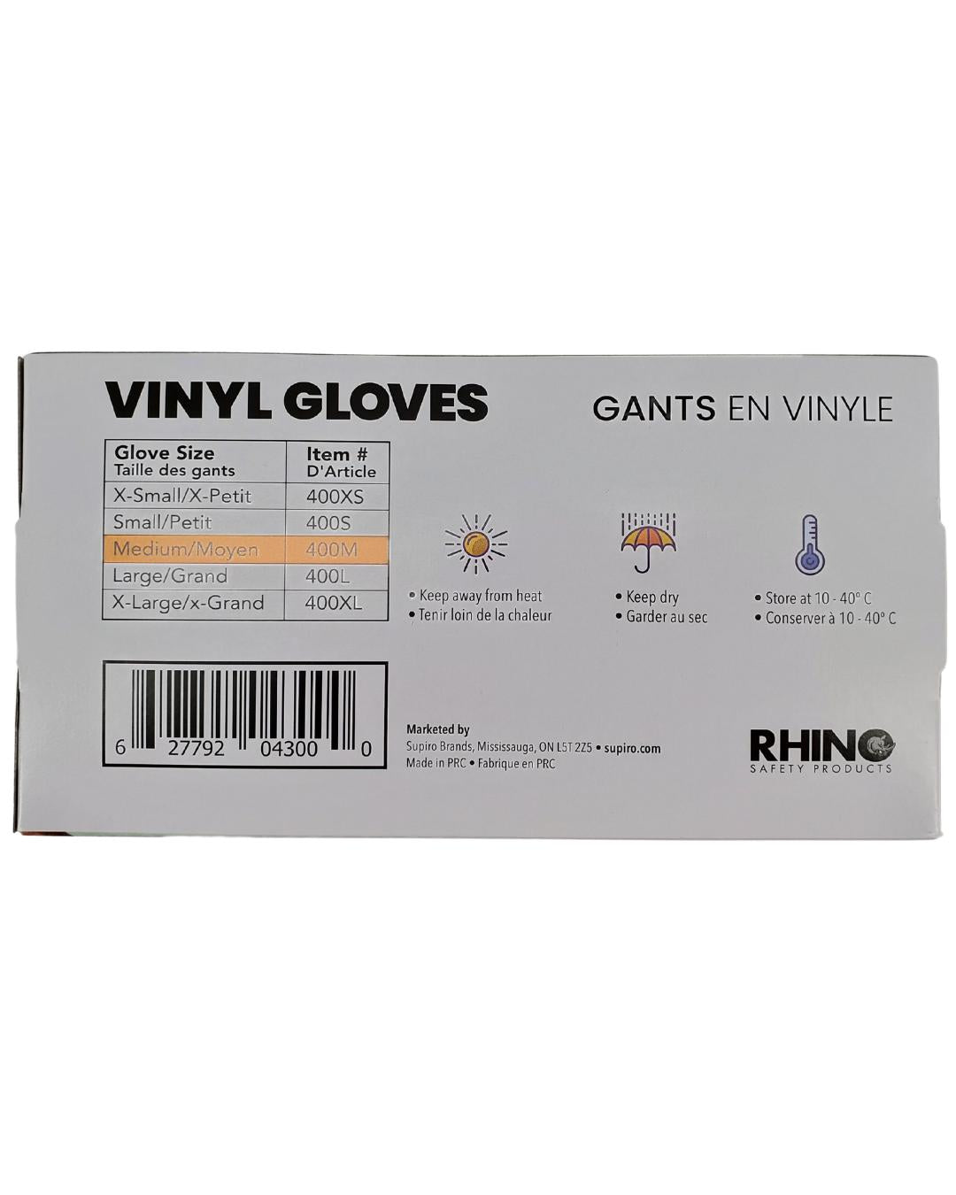 Clear Vinyl Gloves - Medium - 400M — image 10