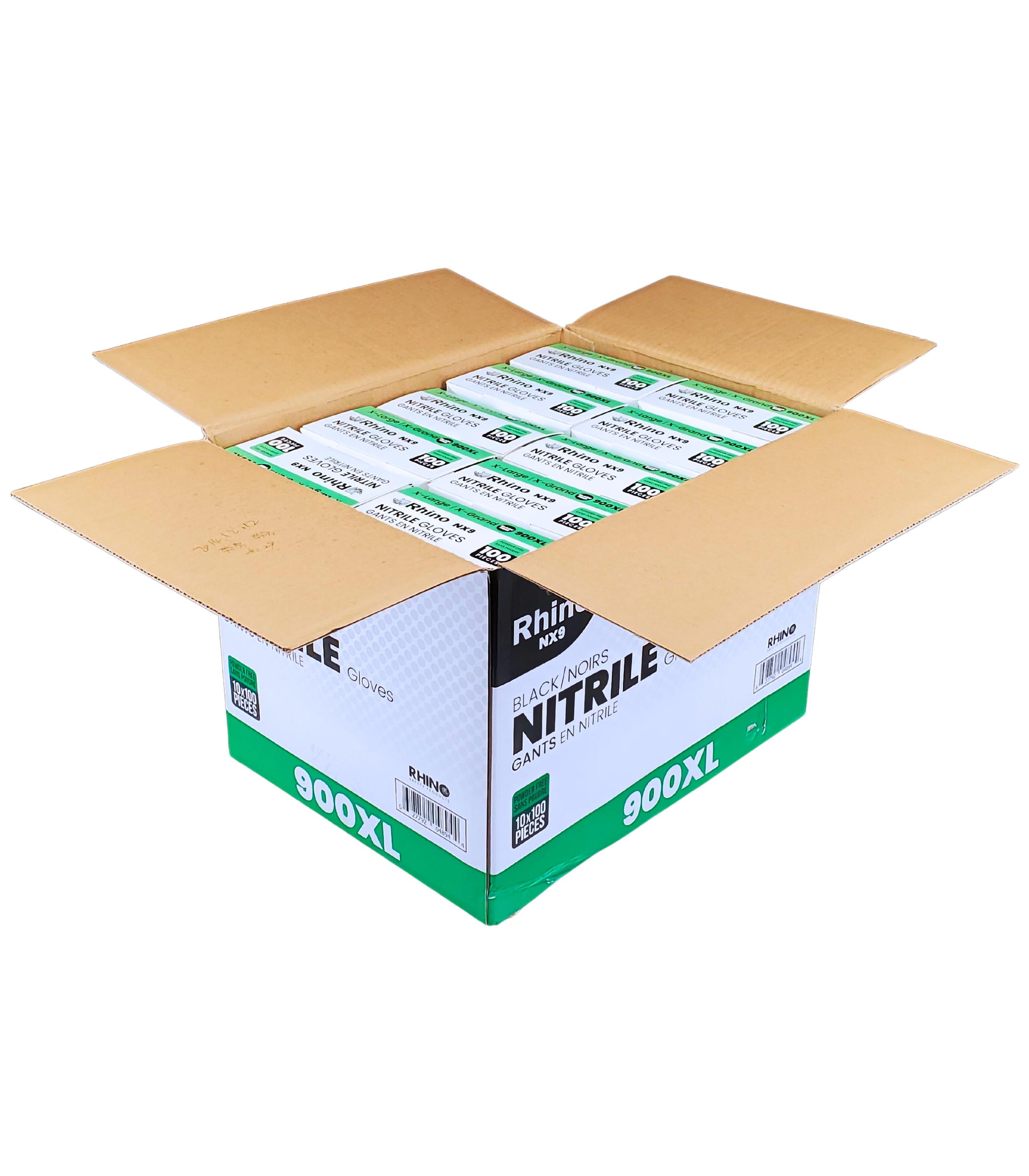 Black Nitrile Gloves - Pf - Extra Large - 900XL — image 3