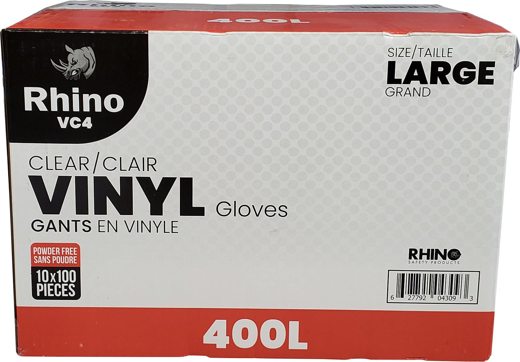 Clear Vinyl Gloves - Large - 400L — image 9