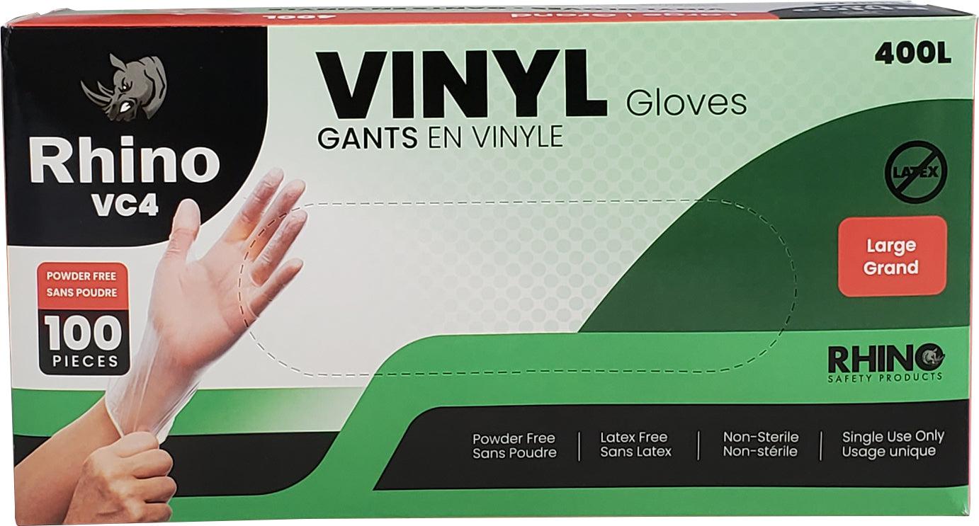 Clear Vinyl Gloves - Large - 400L — image 7