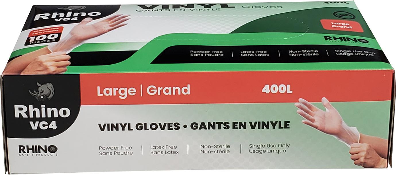 Clear Vinyl Gloves - Large - 400L — image 8
