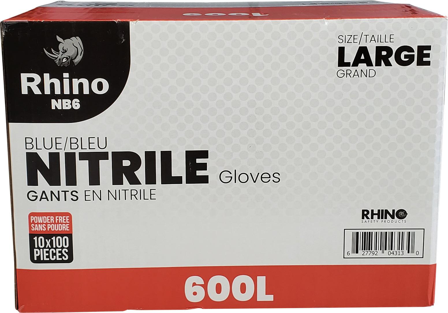 Blue Nitrile Gloves - Large - 600L — image 8