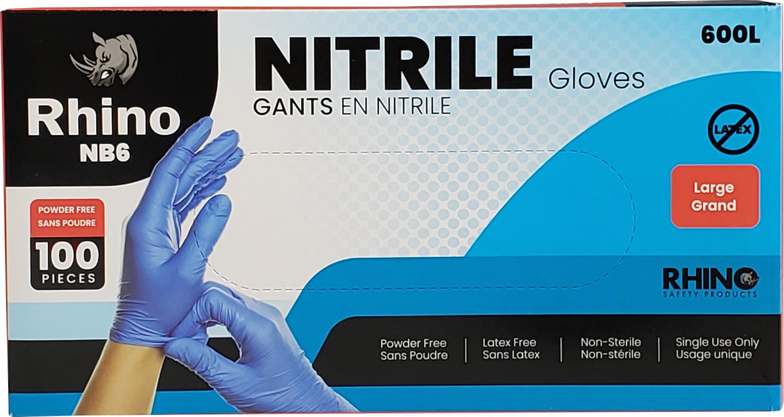 Blue Nitrile Gloves - Large - 600L — image 9