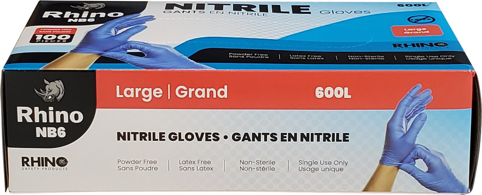 Blue Nitrile Gloves - Large - 600L — image 10