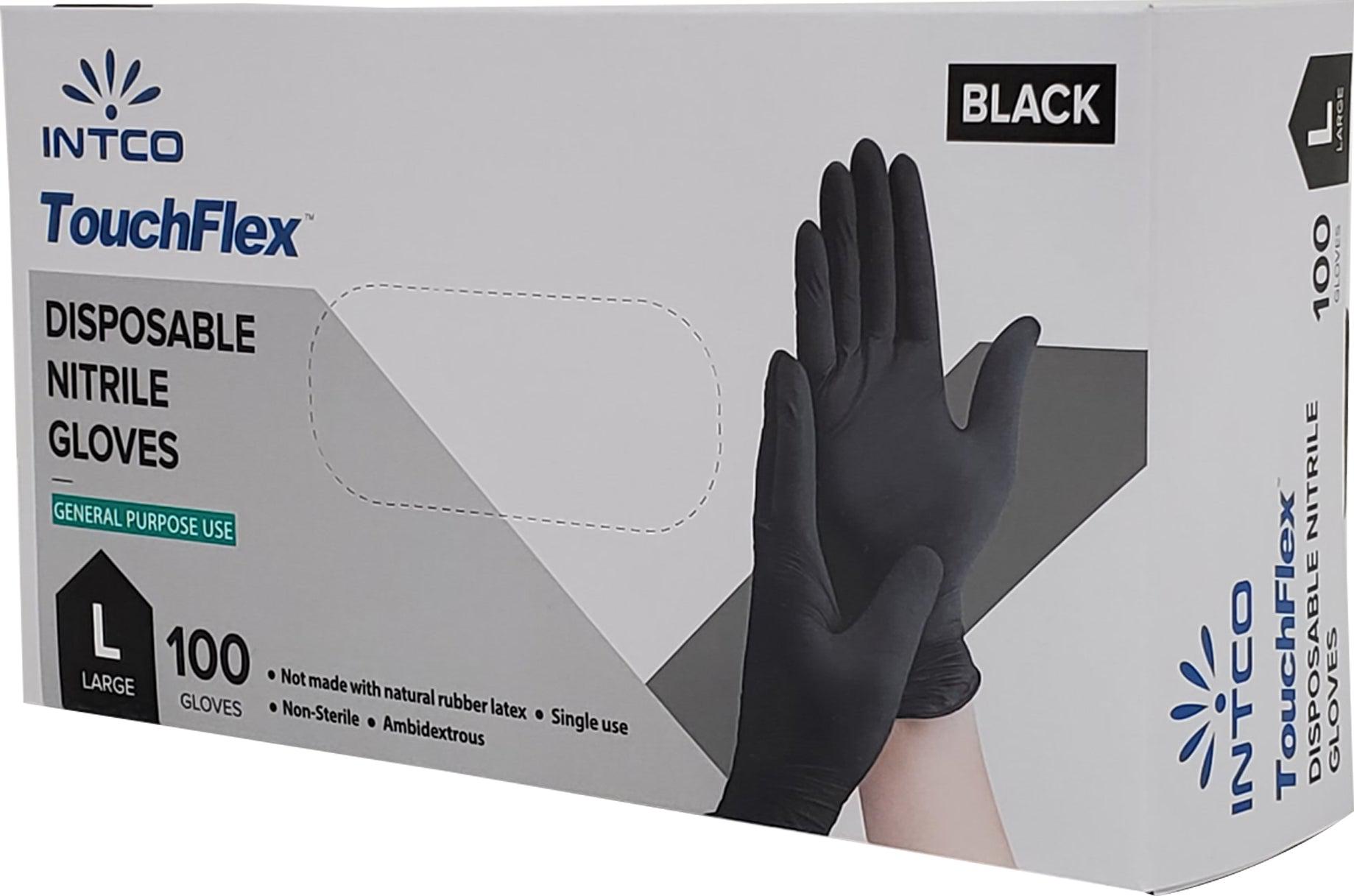 Nitrile Gloves Exam - Black - Large — image 2