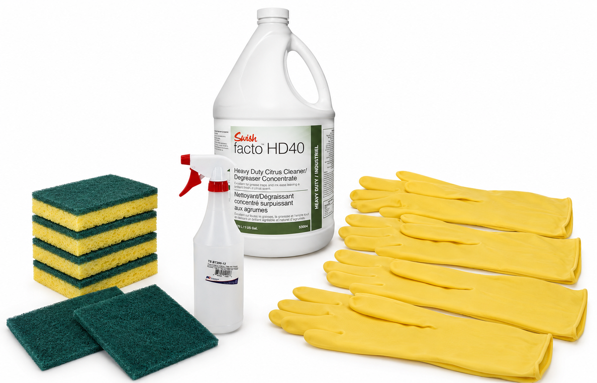Heavy-Duty Kitchen Degreasing Kit