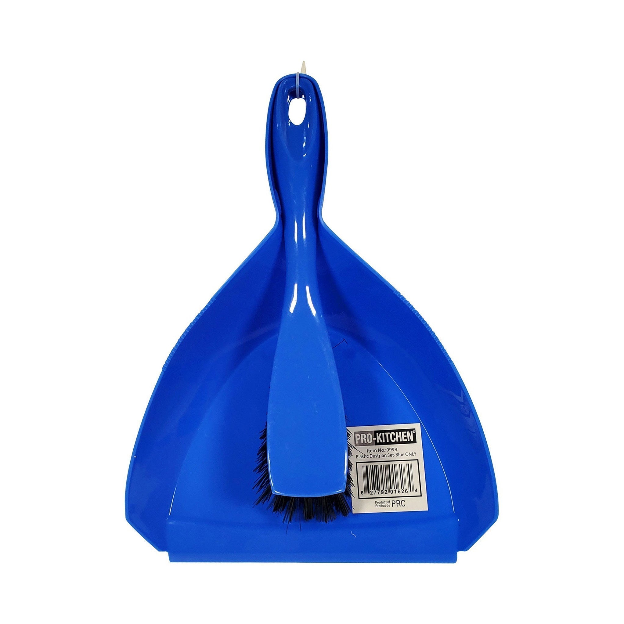 Lobby Dust Pan - Blue w/Broom Set